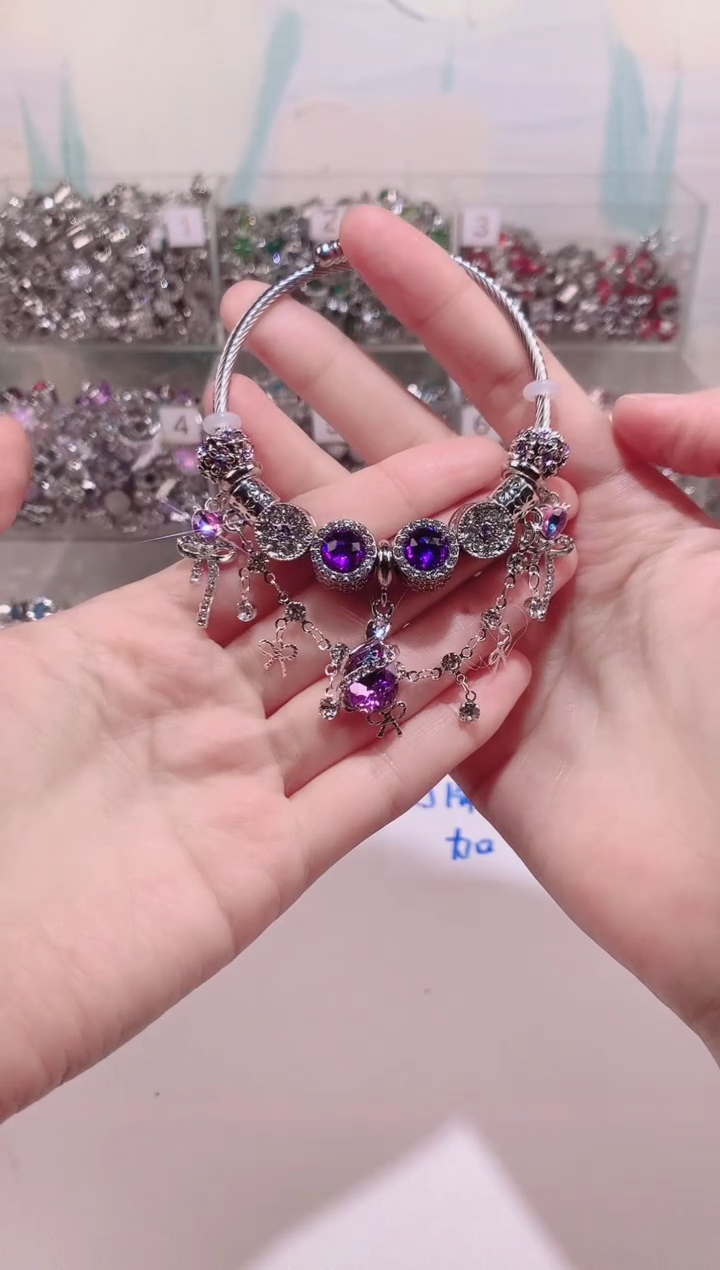 无铜合金紫色设计款，库存1~