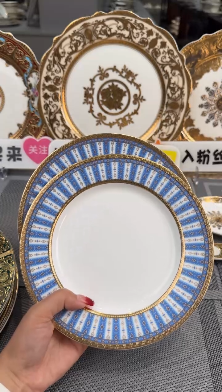 【闪购商品】瓷片8寸平盘2个  福利价  福利价