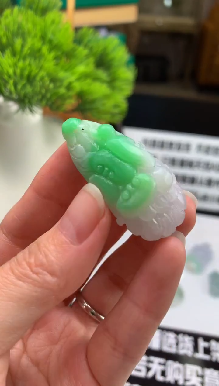 未镶嵌定制翡翠月***檬---123726