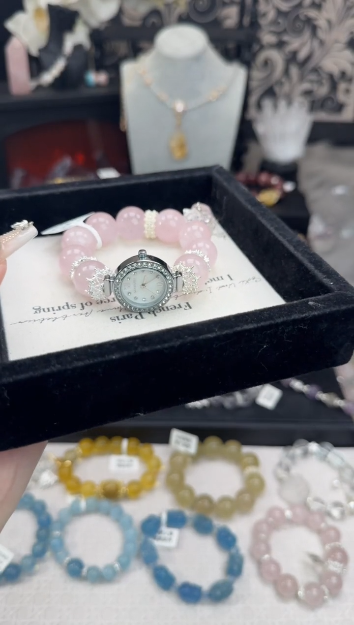 水晶手链未镶嵌天然水晶 多样性发货