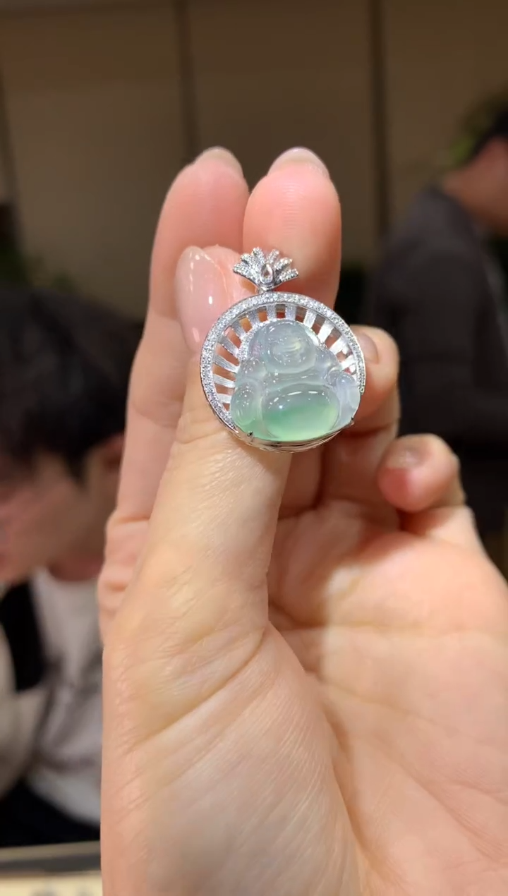 【闪购商品】翡翠颈饰18K金镶嵌|不退不换