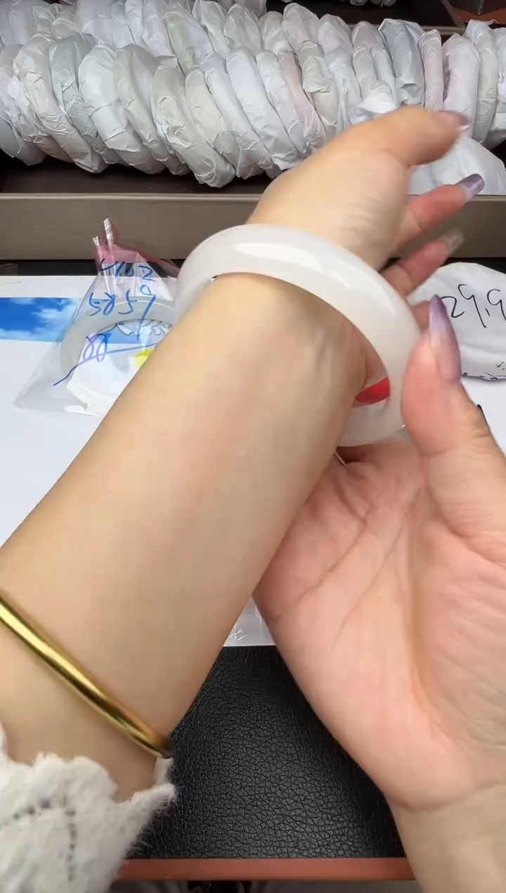 未镶嵌手镯石英质玉圈口60 61