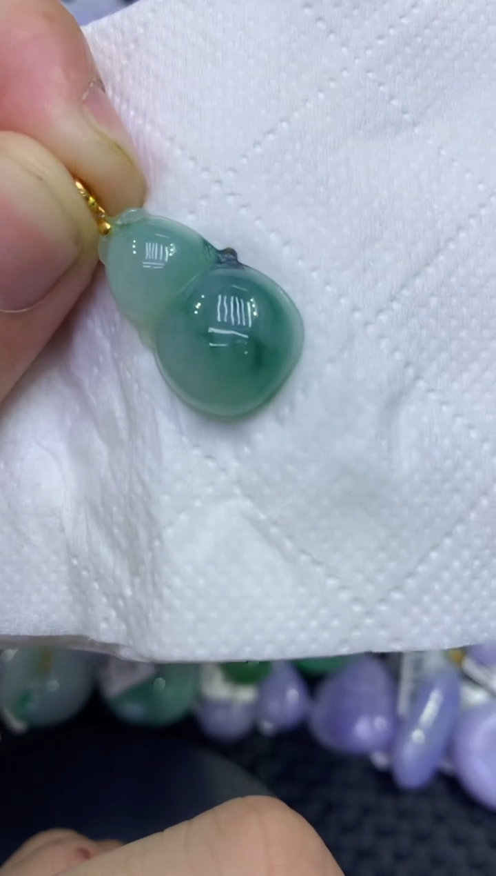 颈饰未镶嵌翡翠天然缅甸A货翡翠