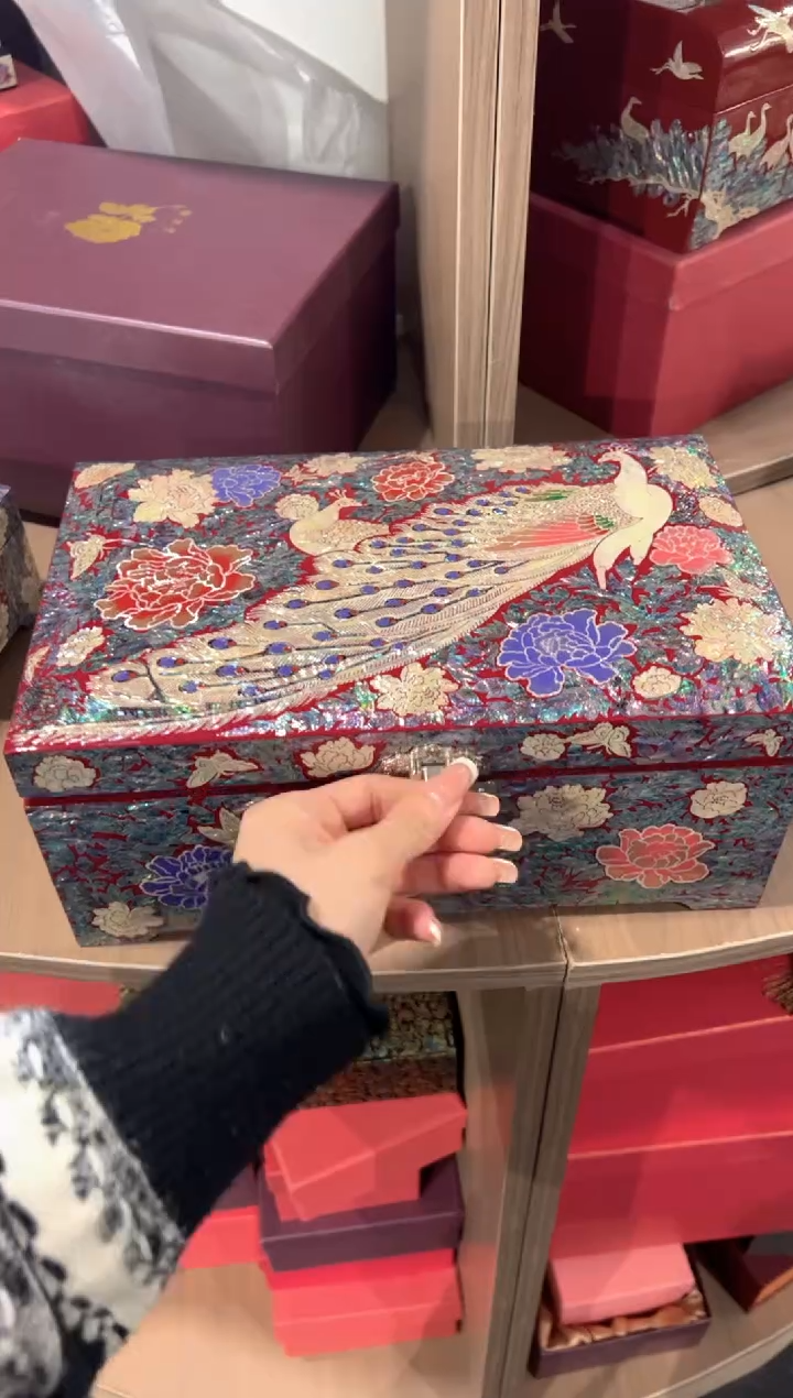 【闪购商品】绒布底·弘贝雅螺钿漆器文化馆