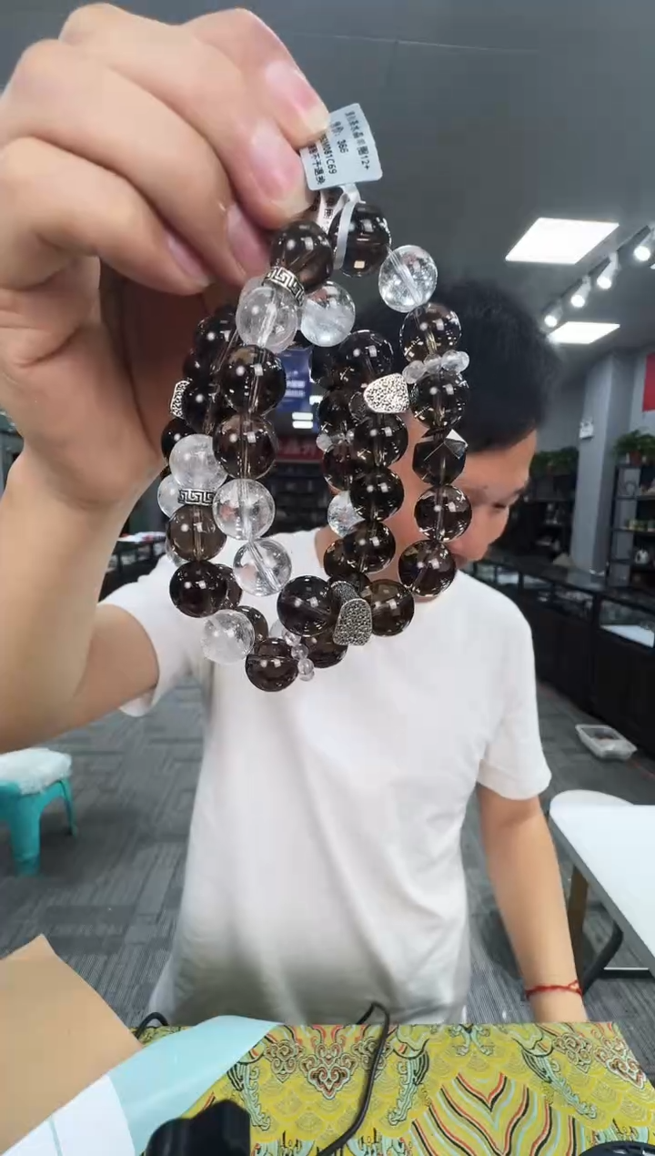 水晶手链未镶嵌DX5391 约11mm多样式发一件