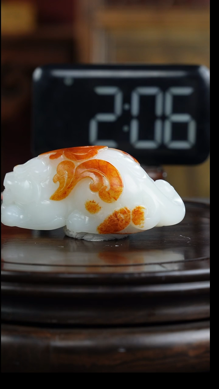 未镶嵌和田玉把件黄*鹏1