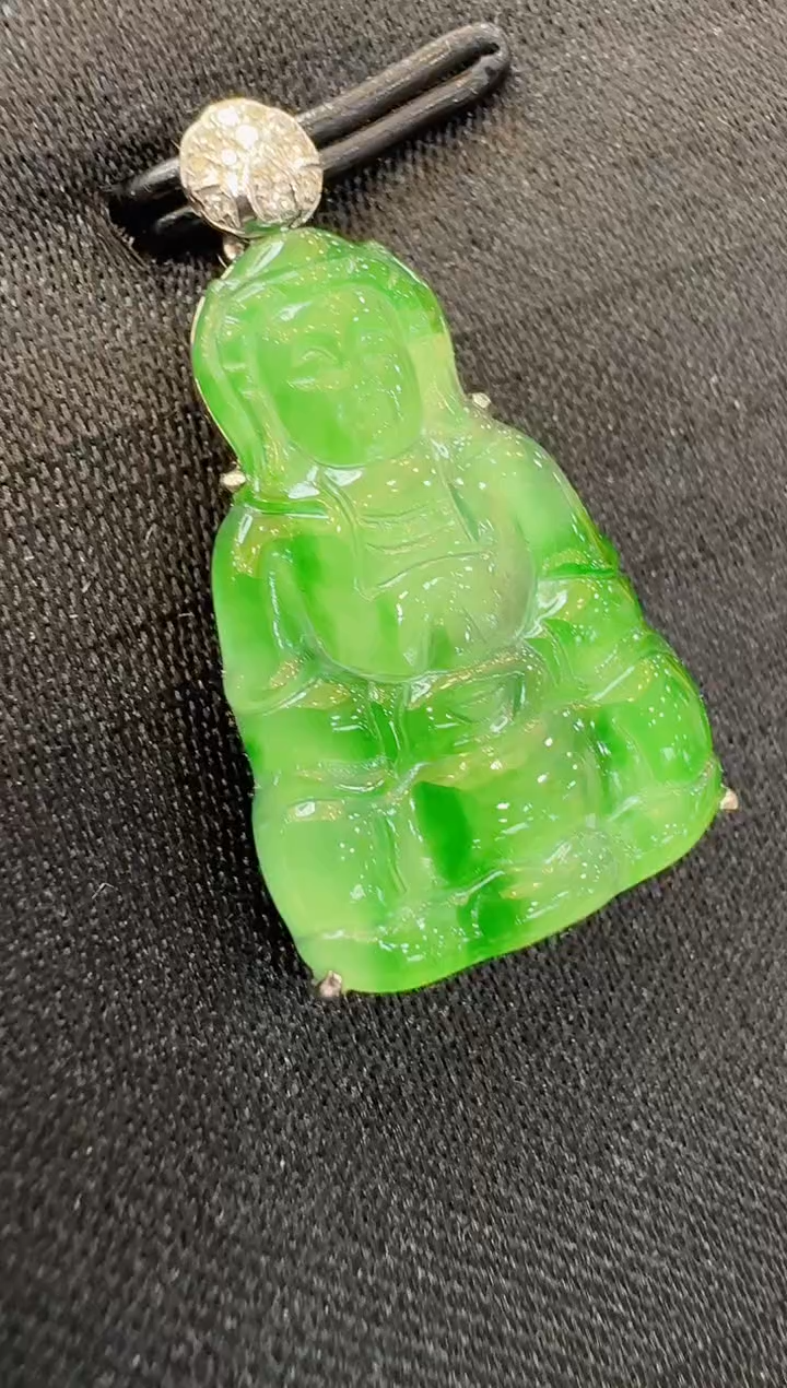 【闪购商品】翡翠吊坠(不含链)18K金镶嵌多样性团购发一件