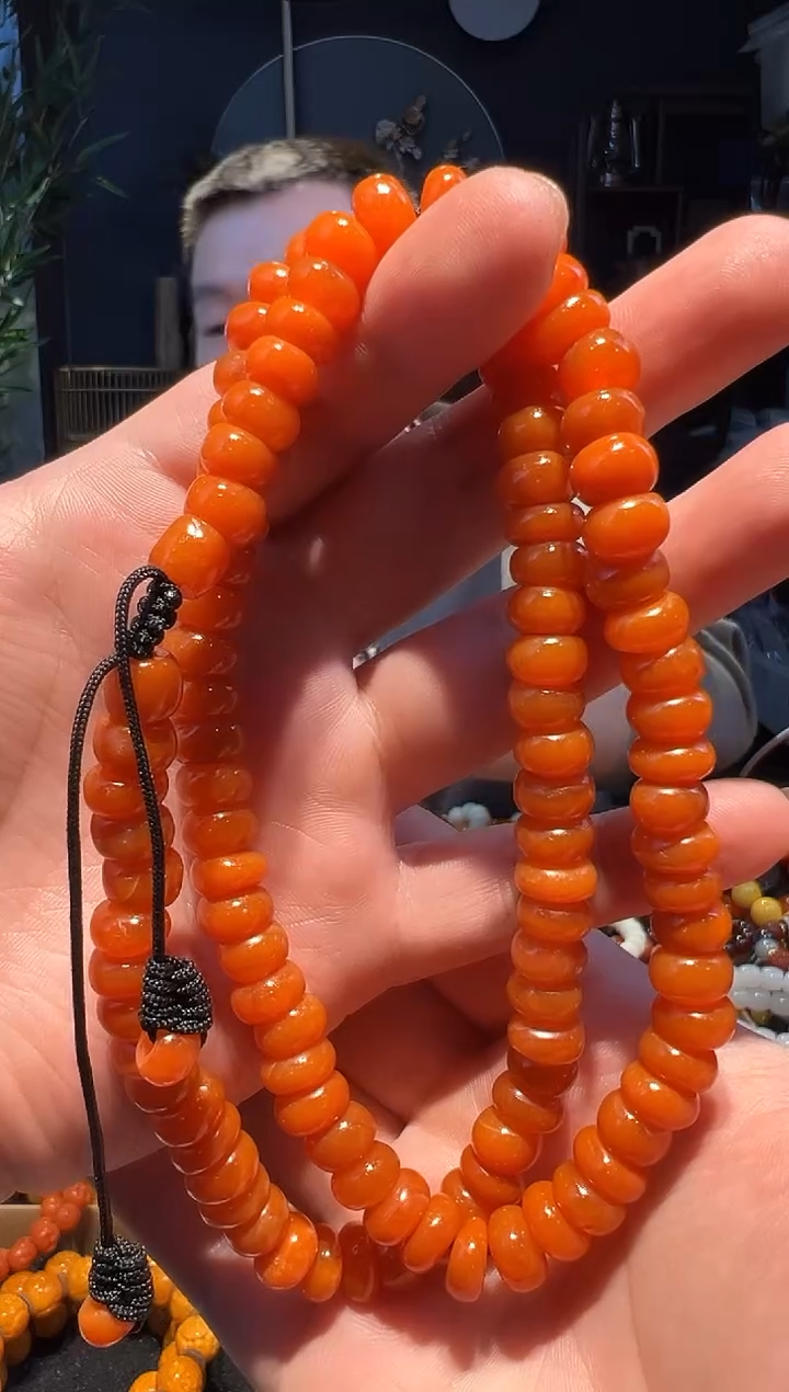 【闪购商品】南红玛瑙手串未镶嵌念珠10+108