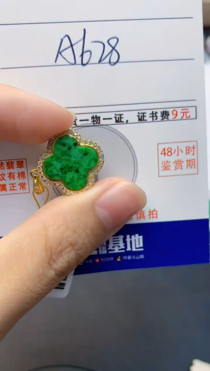 颈饰未镶嵌翡翠天然缅甸A货翡翠