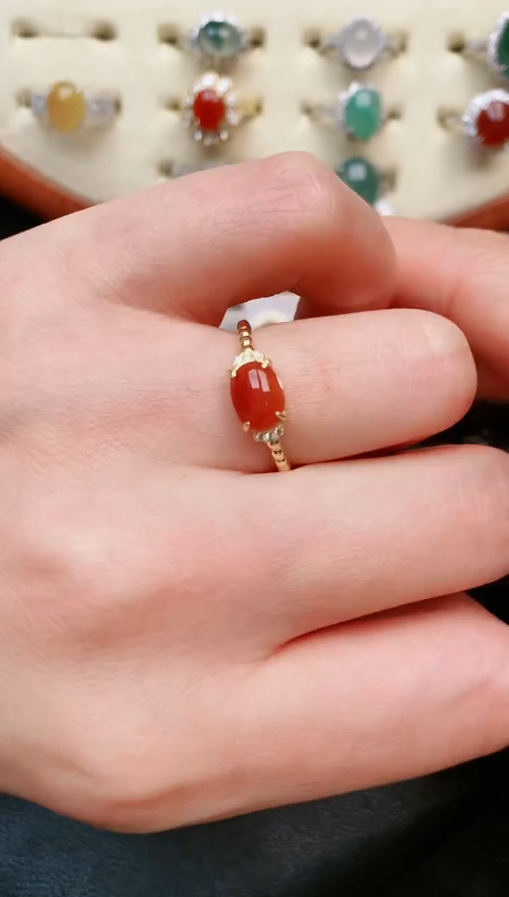 【闪购商品】翡翠戒指银S925镶嵌....