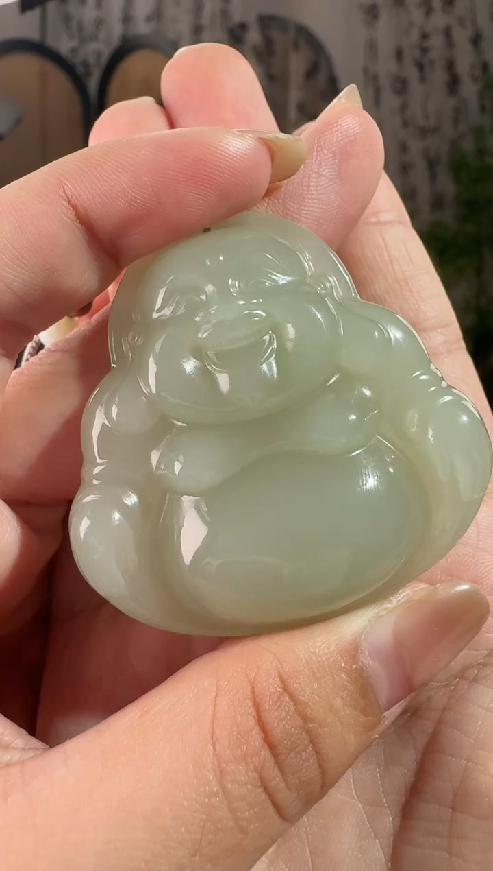 颈饰未镶嵌和田玉50佛公 20