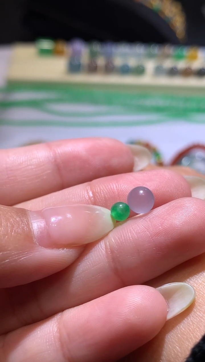 【闪购商品】定制翡翠未镶嵌4~5.6珠5800+580定金1000