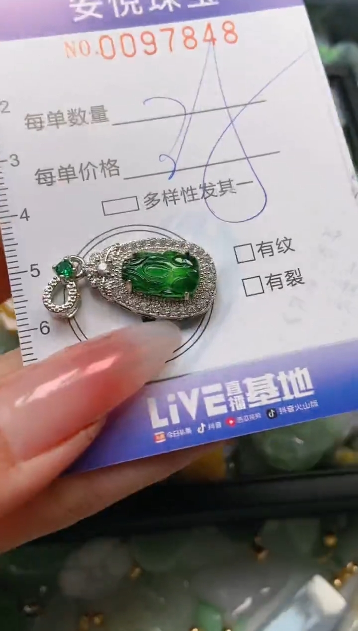 【闪购商品】翡翠颈饰未镶嵌闪购0097848