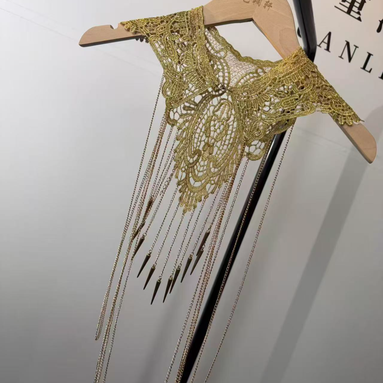 金色流苏披肩 配饰 儿童礼服配饰艺桐轩儿童配饰