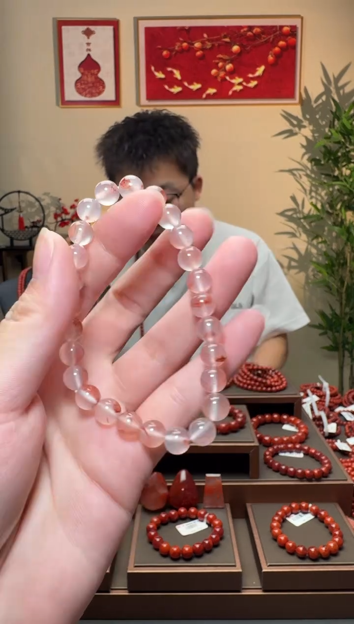 南红玛瑙手串未镶嵌一条7mm+ 多样性发货