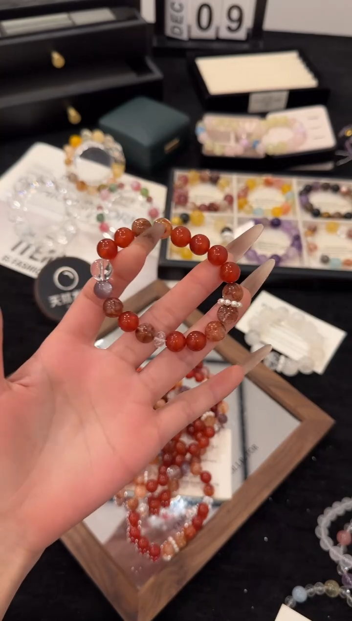 未镶嵌手链水晶新年礼物x3338