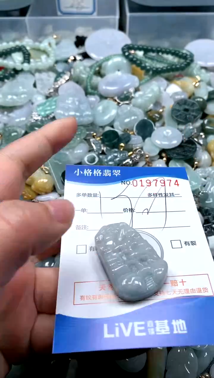 【闪购商品】翡翠颈饰未镶嵌闪购商品0197974