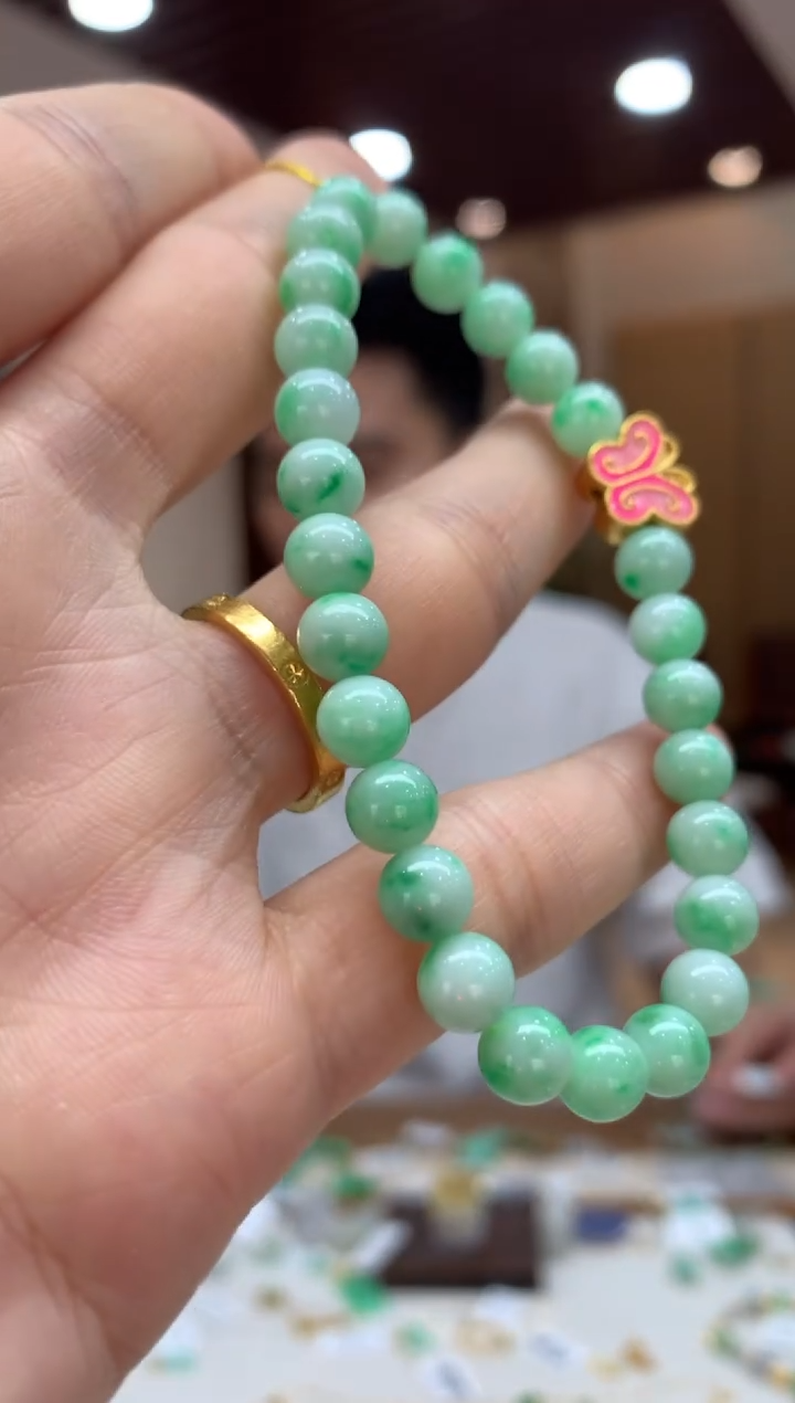 未镶嵌手串翡翠手串