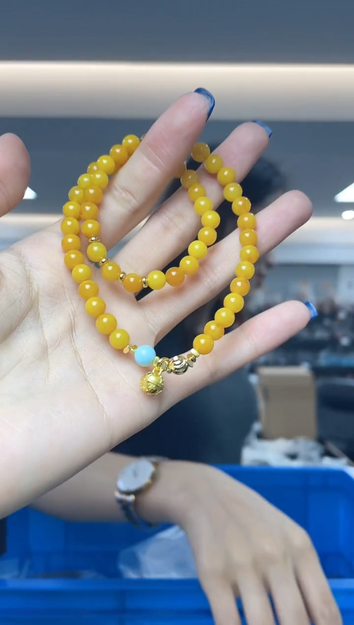 未镶嵌蜜蜡裸石多样性发一件