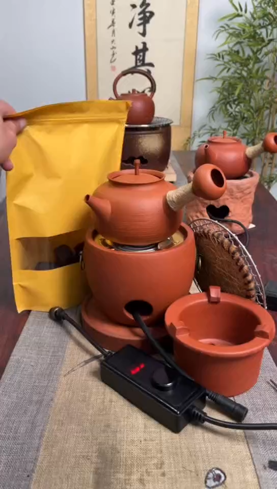 【闪购商品】圆口炉＋电炉丝＋苹果壶＋炉垫【7件套】