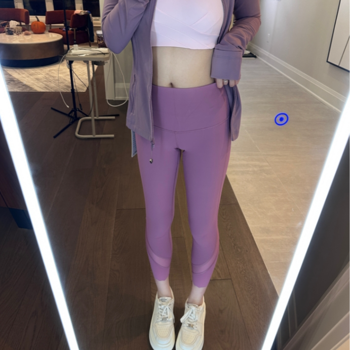 lululemon/露露乐蒙Wunder Under女士运动高腰花瓣裤23寸