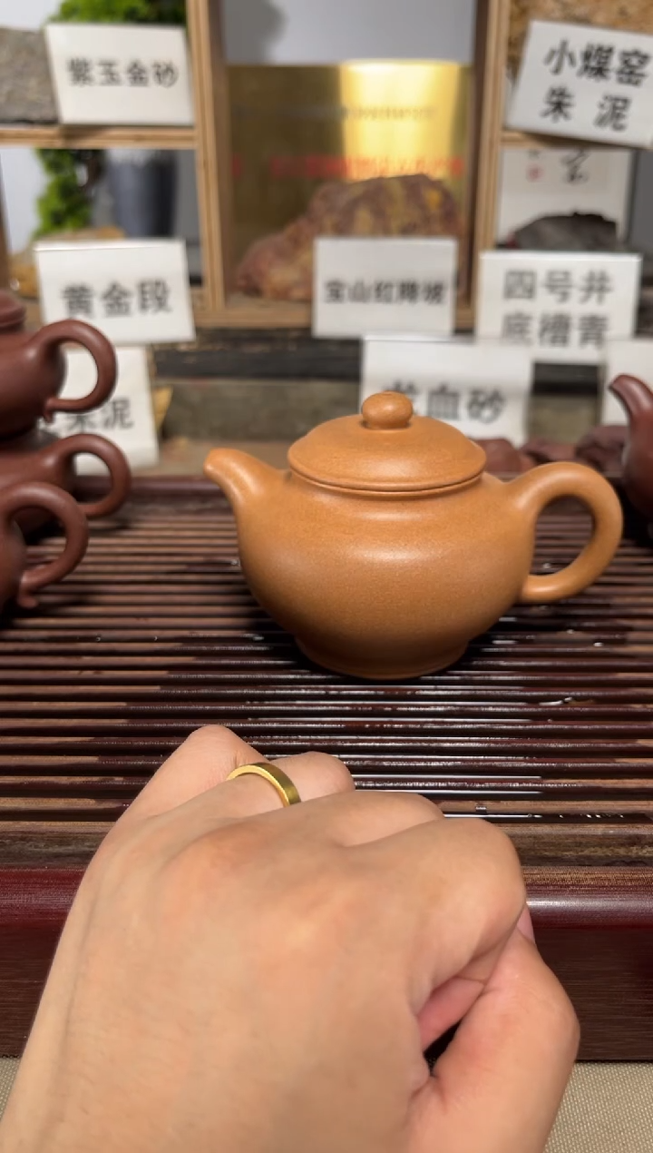 茶壶紫砂老团泥掇只
