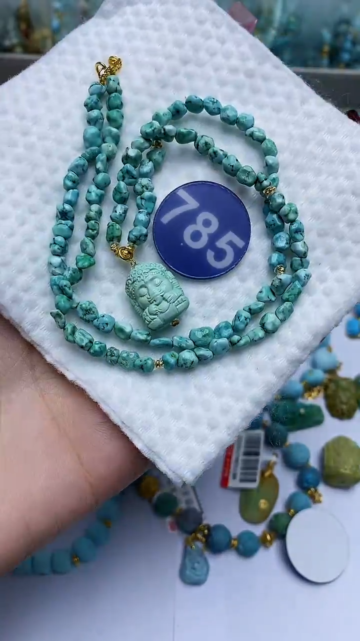 【闪购商品】绿松石项链未镶嵌785