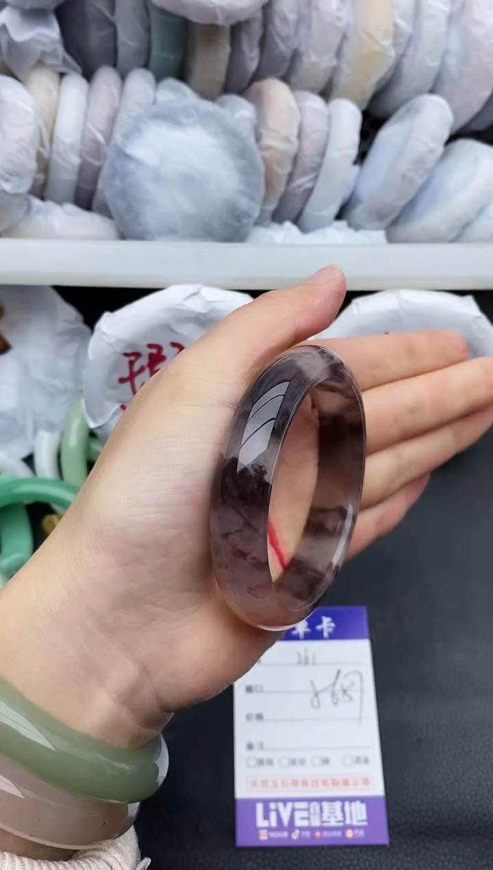 未镶嵌手镯石英质玉瑕疵261+56/57