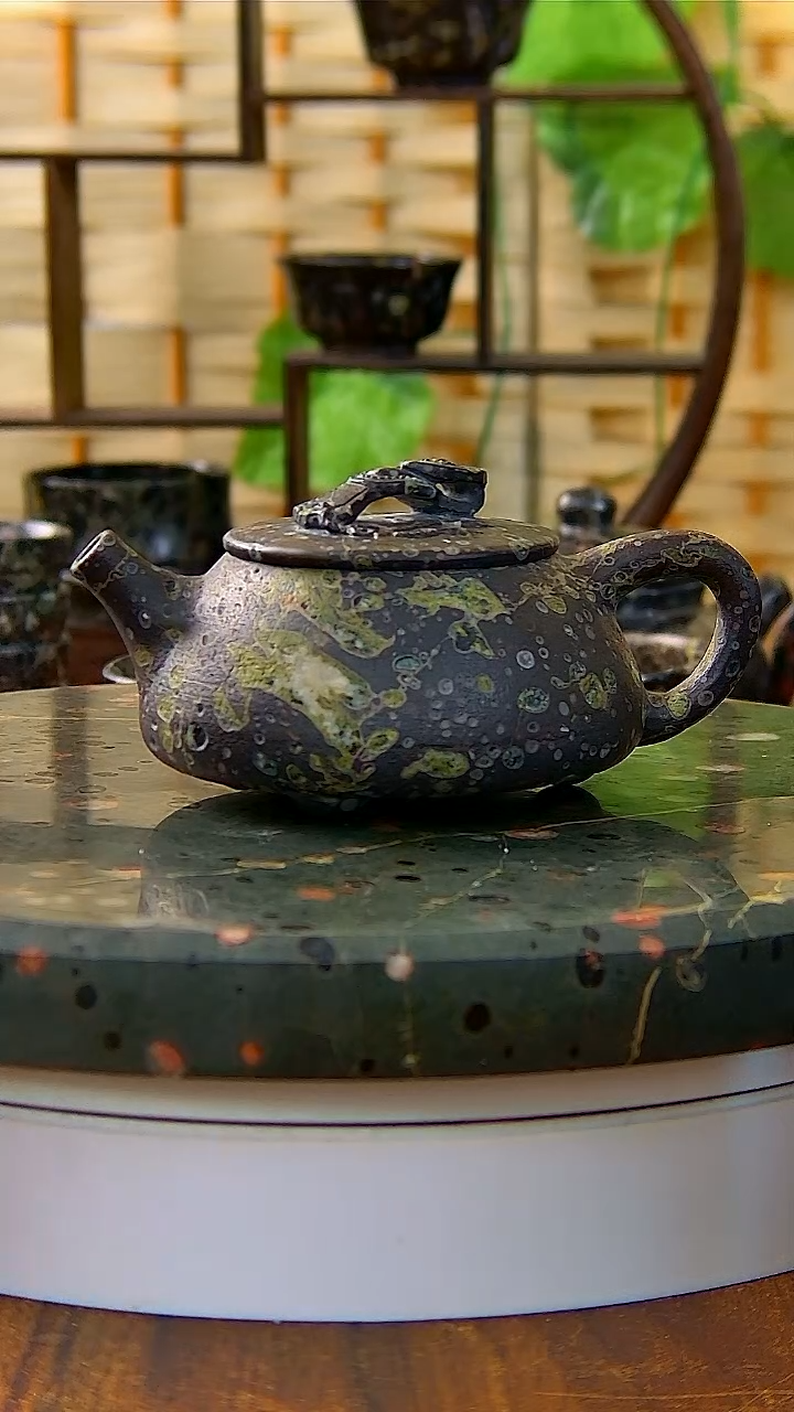 ～**～奢上奢精品梅花玉茶壶