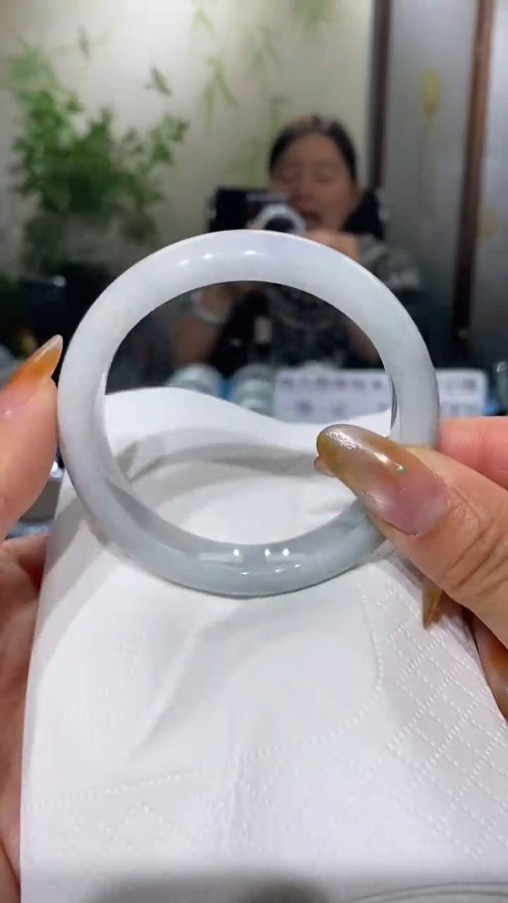 未镶嵌手镯翡翠圈口55-56