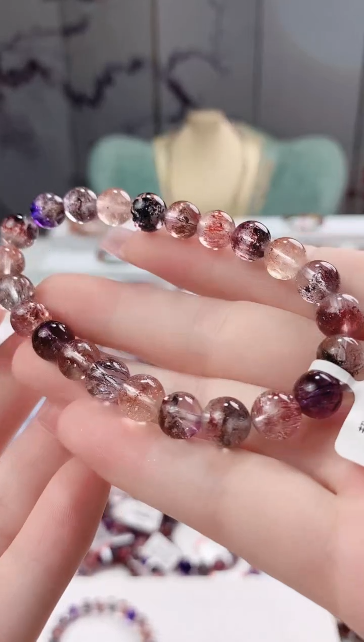 【闪购商品】水晶超七单圈8*未镶嵌多人多样性发其一