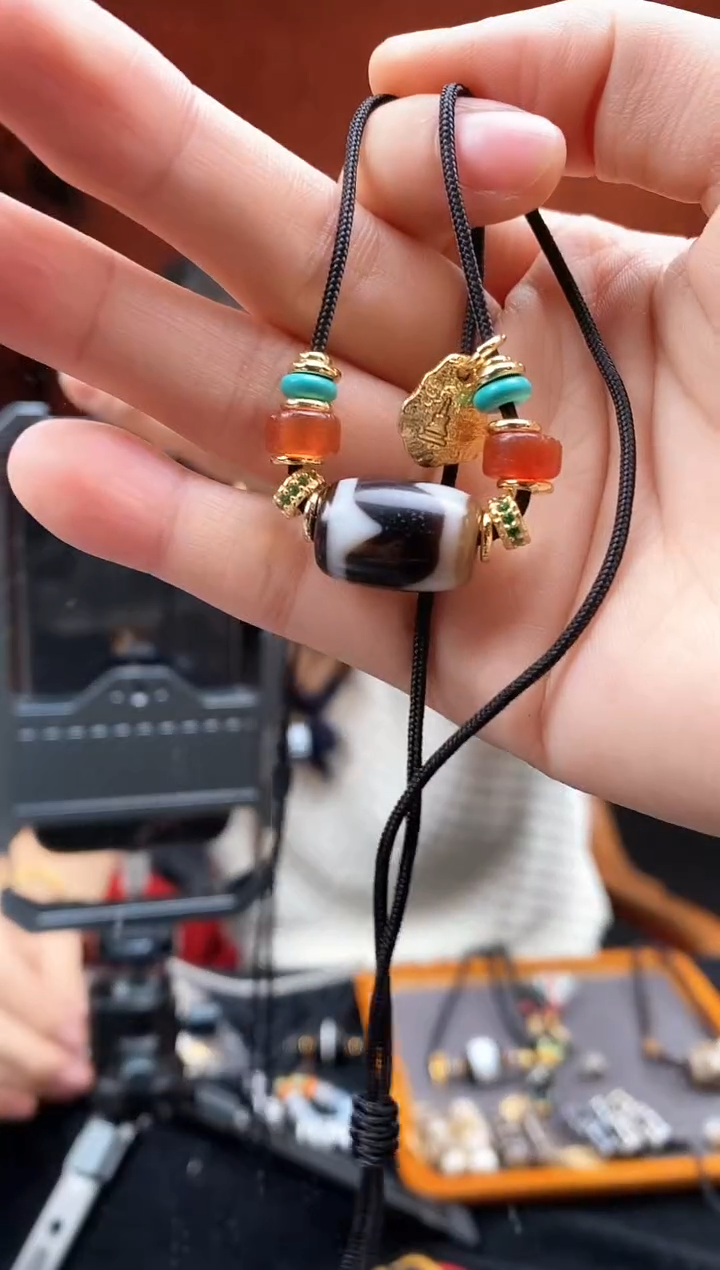 【闪购商品】玛瑙/玉髓129银S925镀金镶嵌0219-