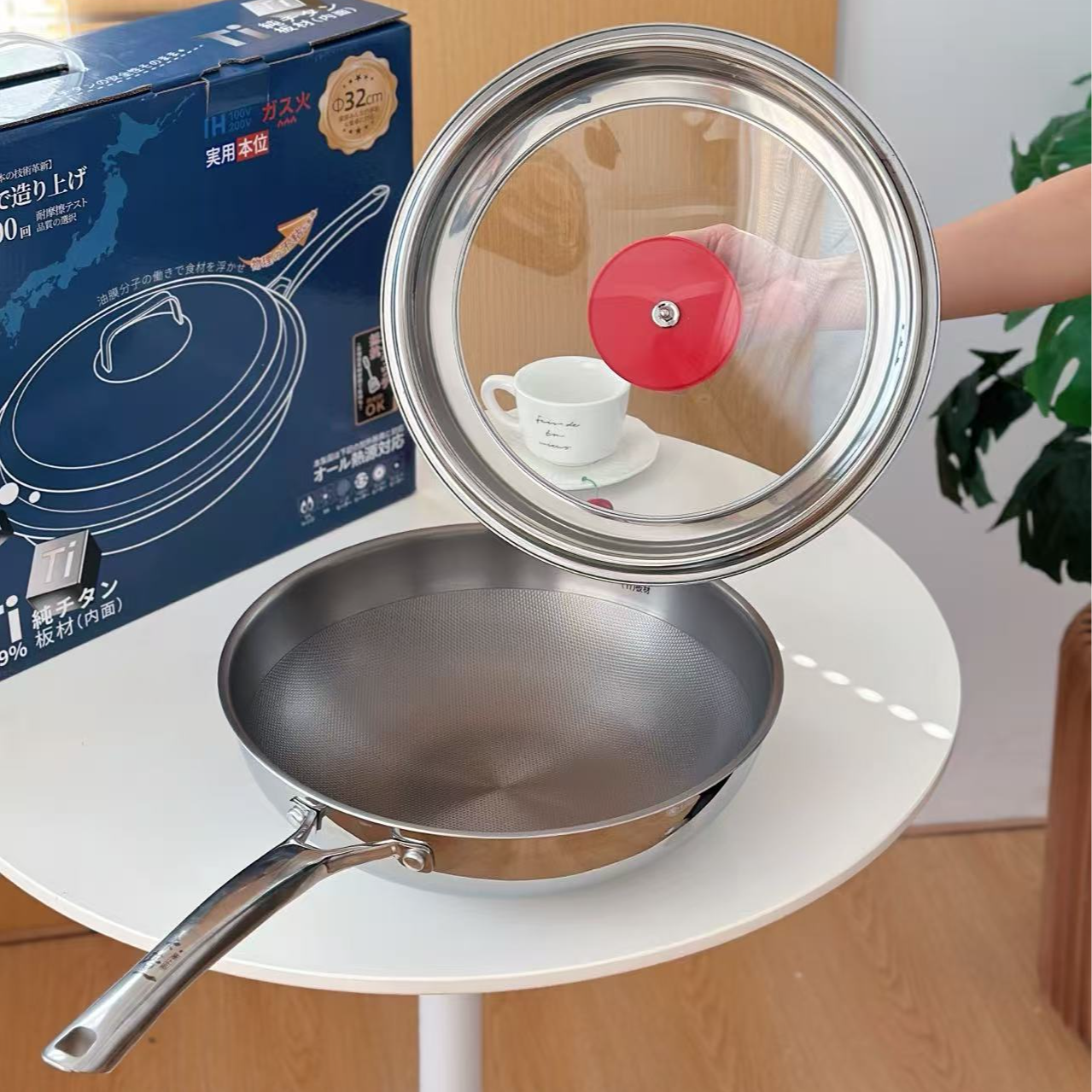 32cm钛合金炒锅15438