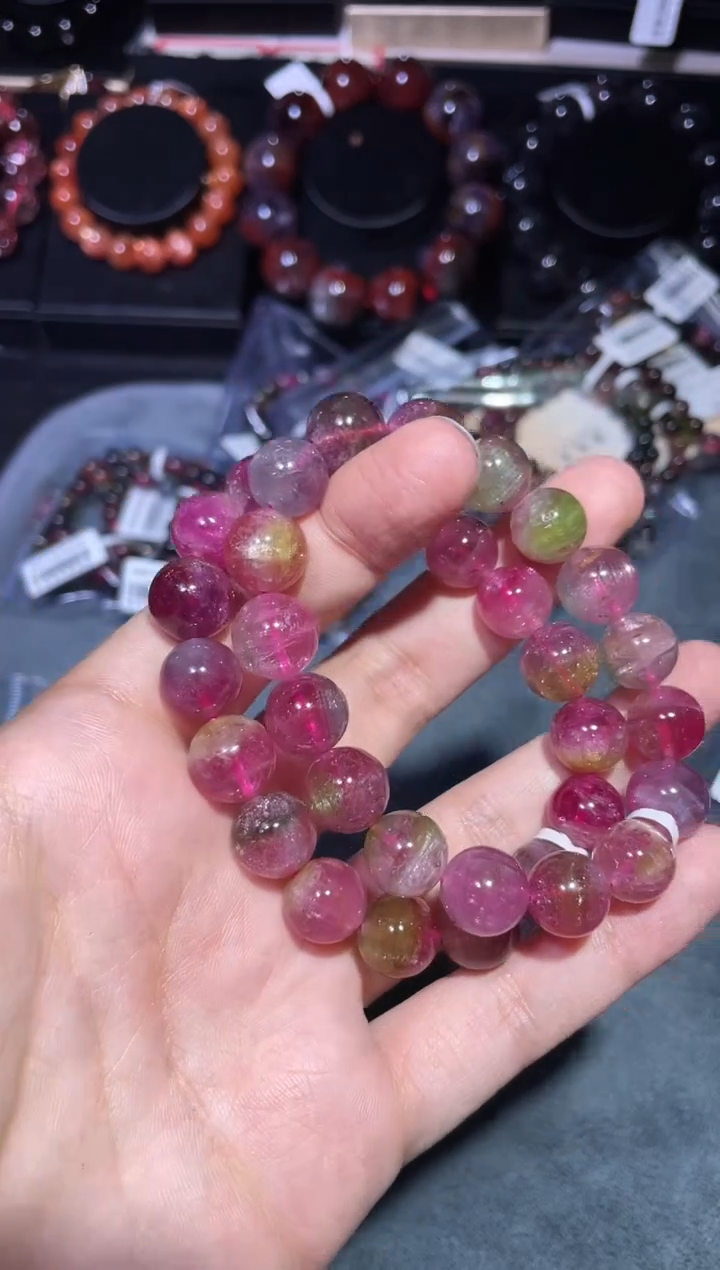 【闪购商品】碧玺手链未镶嵌碧玺单圈A12（多样性发其一）