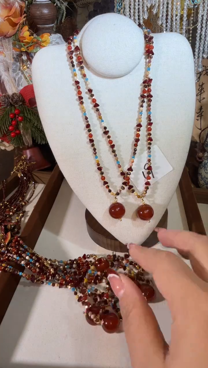 未镶嵌项链玛瑙/玉髓019