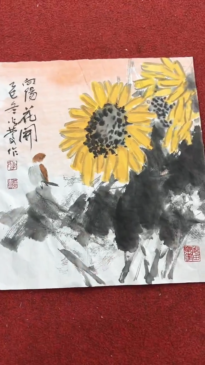 国画李火庆/国画/花鸟