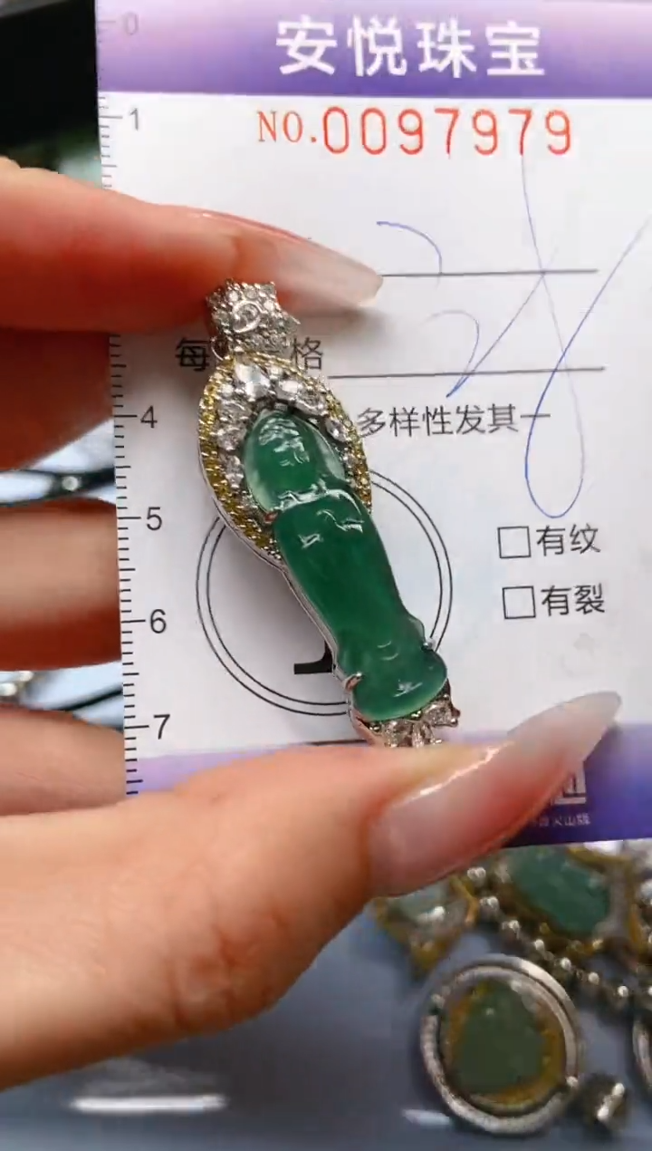 【闪购商品】翡翠颈饰未镶嵌闪购0097979