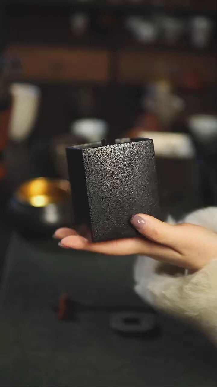 【闪购商品】云龙手作 黑釉建水