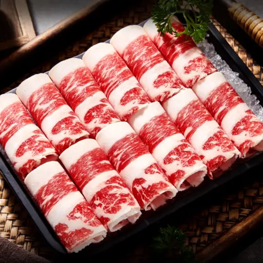 【美肥牛肉卷】原切谷饲美国肥牛牛肉卷 500g