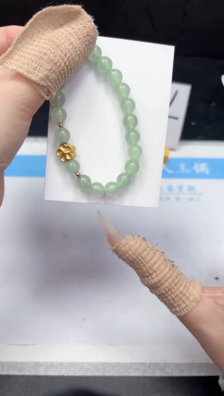 【闪购商品】石英质玉手镯未镶嵌手串9.9