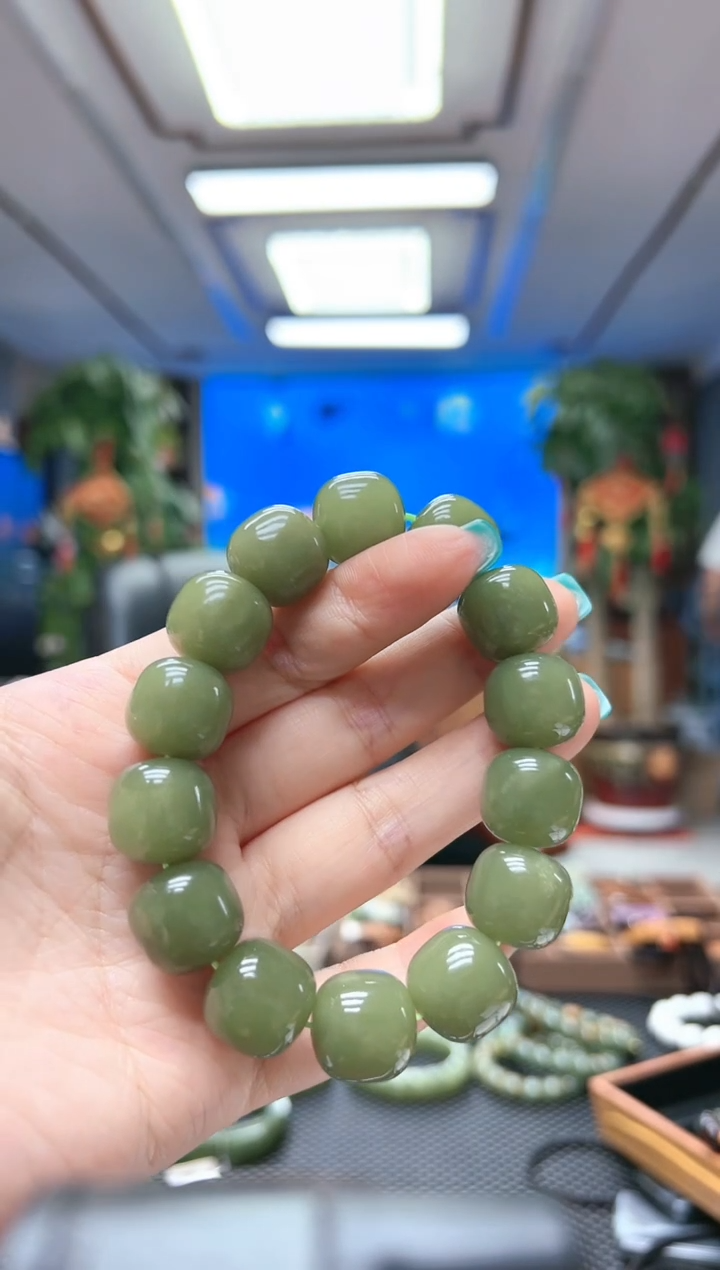手串未镶嵌和田玉精品高货