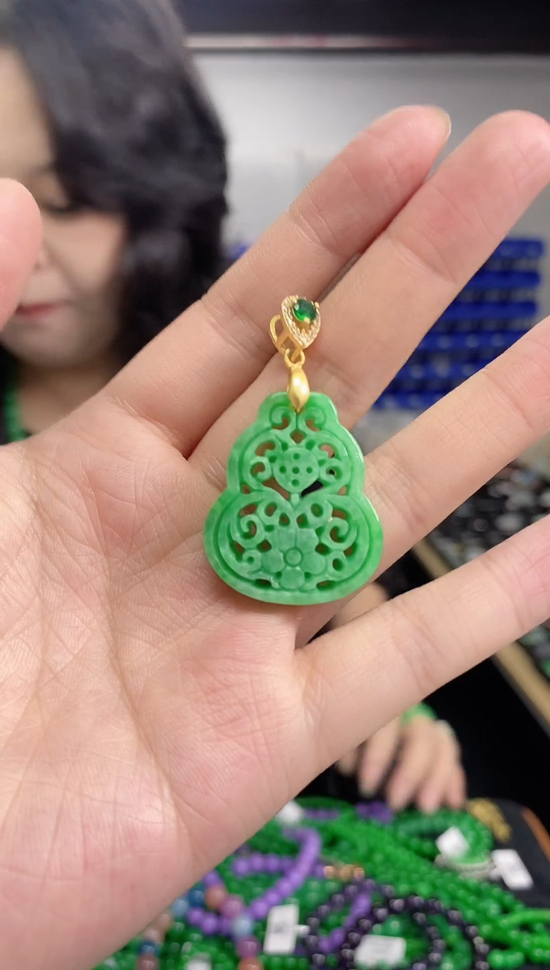 翡翠未镶嵌吊坠(不含链)闪购链接 多样性发其一颜色微差
