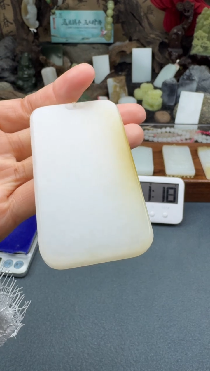 【闪购商品】和田玉颈饰未镶嵌开心