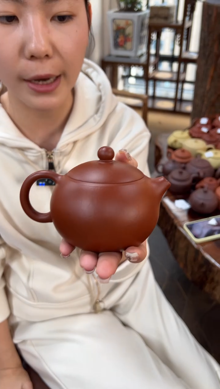 【闪购商品】紫砂茶壶【头哥手工壶】西施朱泥