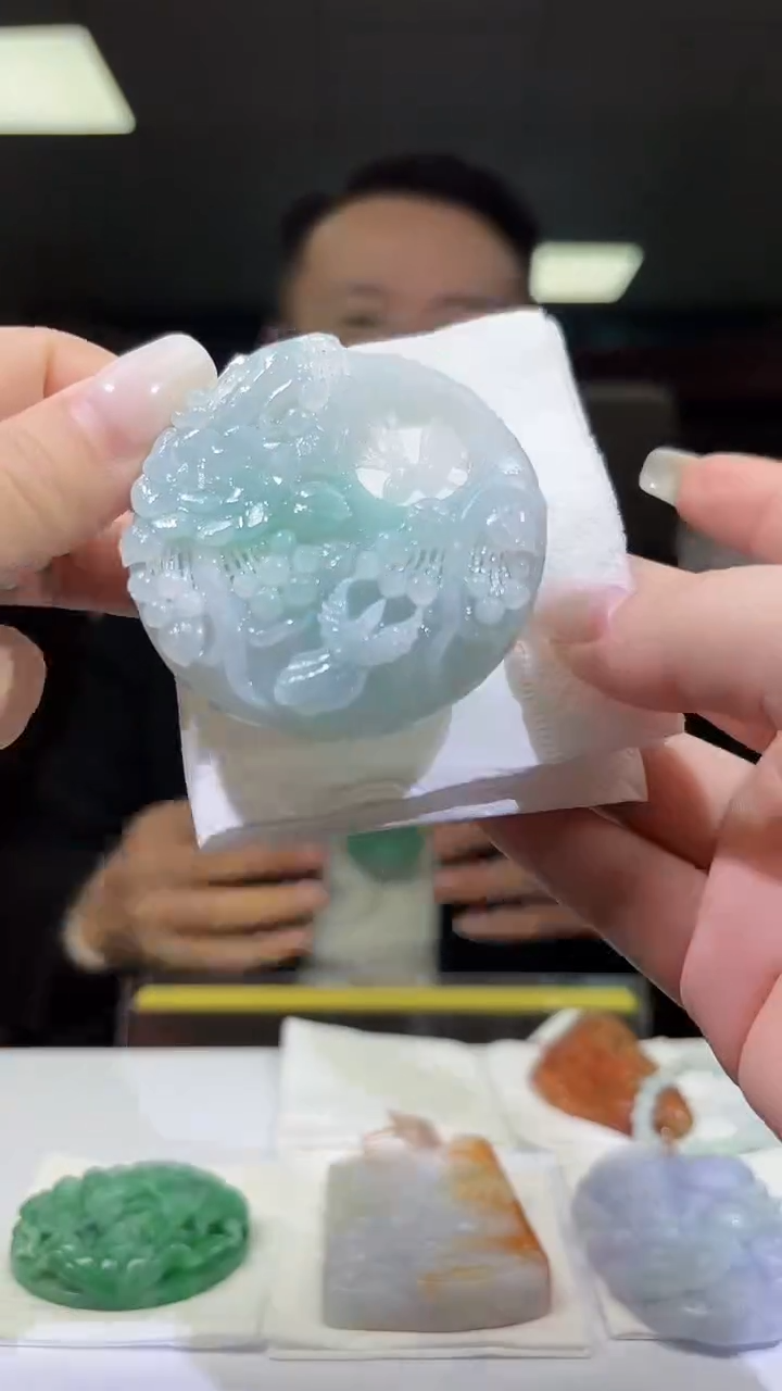 未镶嵌定制翡翠01/1127/C/多样性发其一件/花鸟