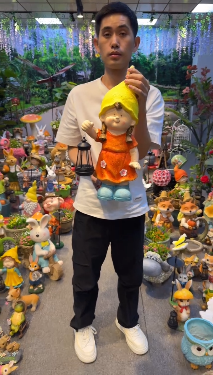 无花朵花园庭院摆件&00&