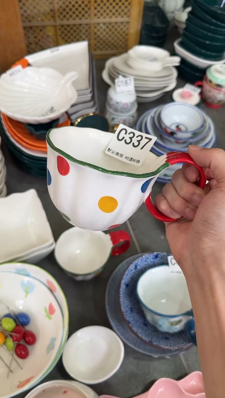 摆件陶C337 陶瓷餐具库存微瑕