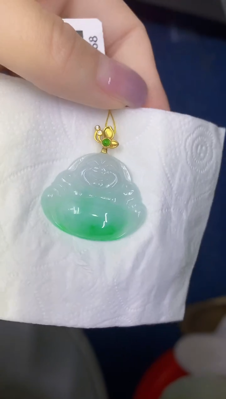 颈饰未镶嵌翡翠缅甸天然翡翠A货