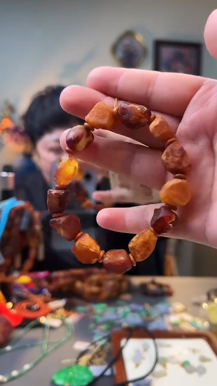 手串琥珀未镶嵌手串
