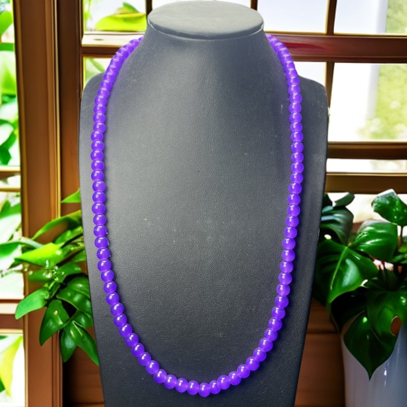 ｛小军高端甄选｝zjy2紫色算盘珠链